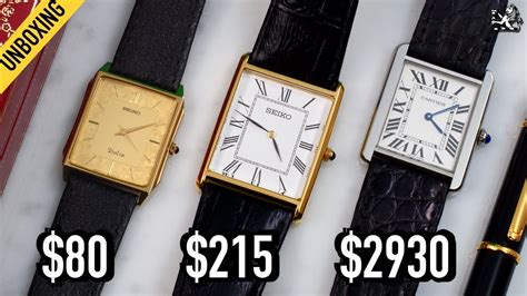 cartier tank look alike|cartier tank watch.